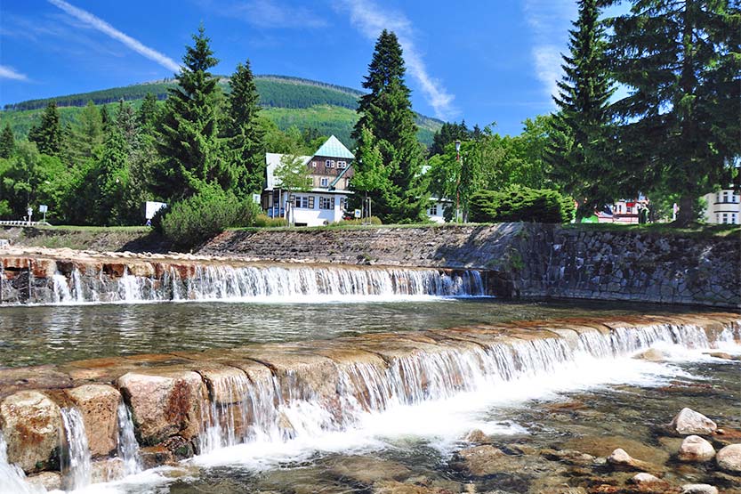 Labe-Fluss in Spindlermühle